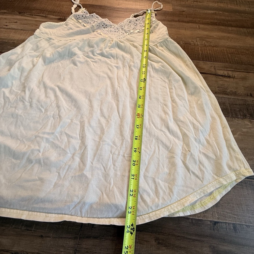 Victoria's Secret Y2K Babydoll Camisole Top Pastel Yellow Sz Small - Picture 2 of 8
